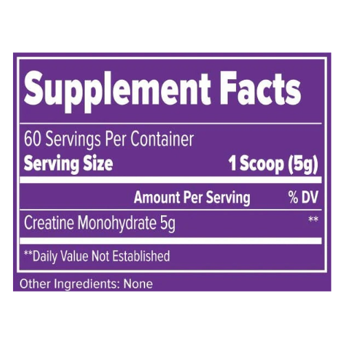 creatina monohidratada pura 300g 60 servicios creatina monohidratada pura 300g 60 servicios