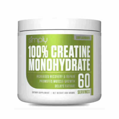100% creatine monohydrate simply 60 servicios