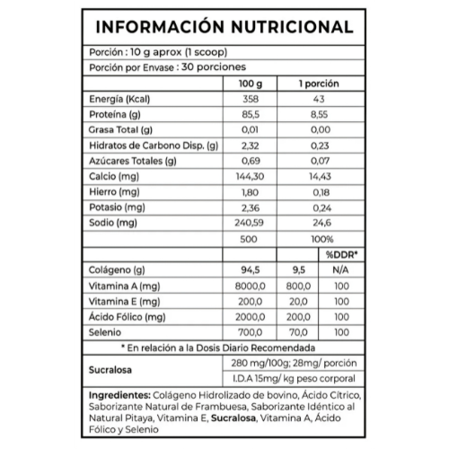 pro collagen colageno hidrolizado + vitamina c (300g) pro collagen colageno hidrolizado + vitamina c (300g)