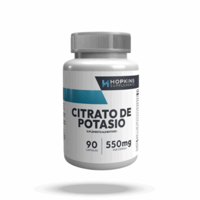 hopkins citrato de potasio 550mg (90 cápsulas)