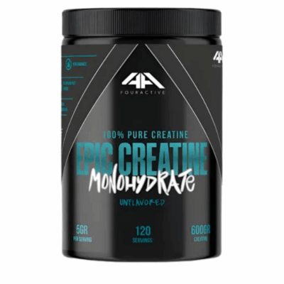 4 active 100% epic creatine monohidratada 600g