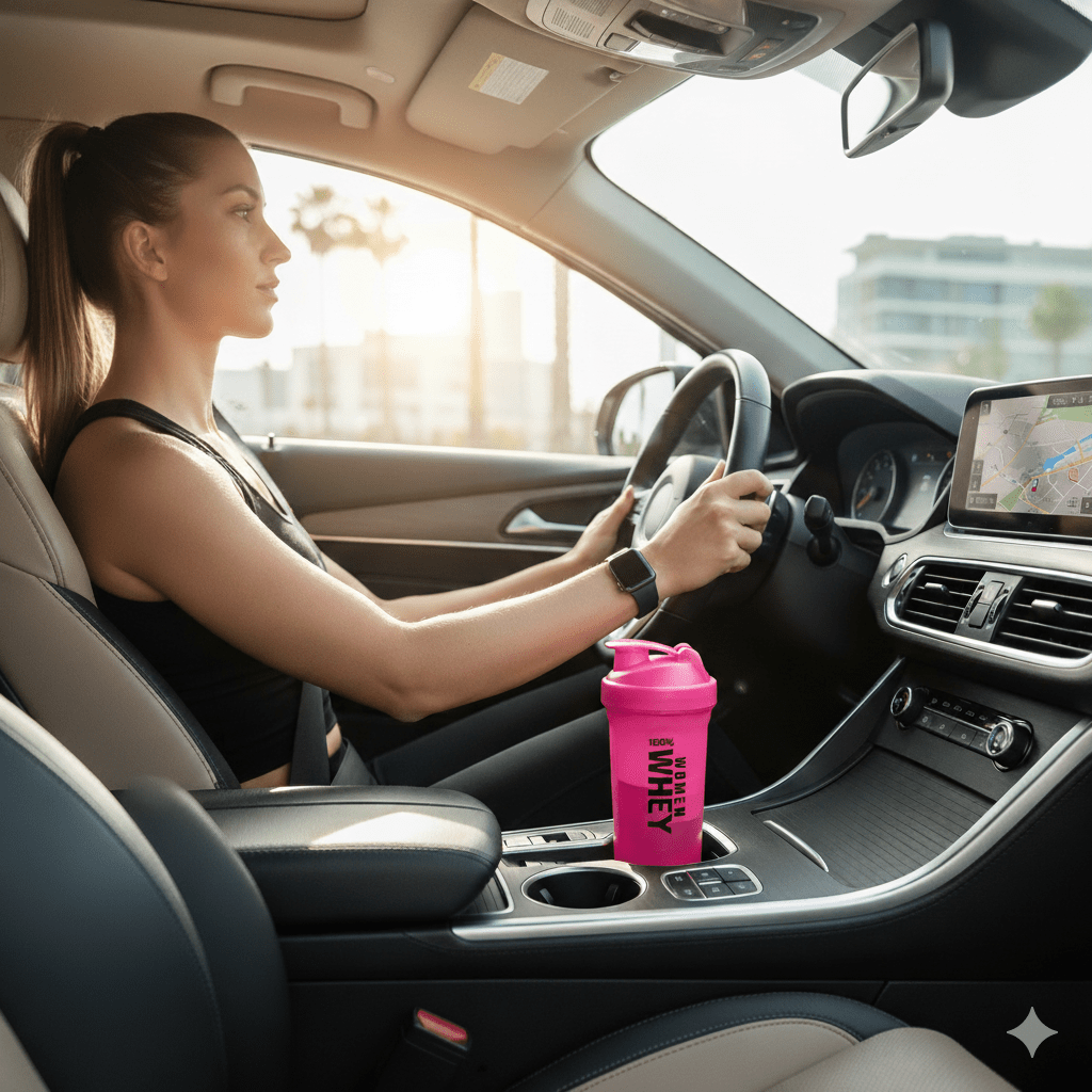 shaker women whey fucsia 350 ml / porta proteína shaker women whey fucsia 350 ml / porta proteína